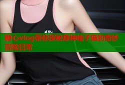 糖心vlog带你探秘原神柚子猫的奇妙冒险日常