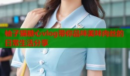 柚子猫糖心vlog带你品味美味肉丝的日常生活分享