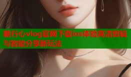 糖行心vlog官网下载ios体验高清剪辑与智能分享新玩法