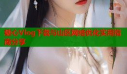 糖心Vlog下载与山区网络优化实用指南分享