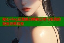 糖心vlog反差魅力揭秘日常与惊喜的双重世界探索