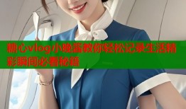 糖心vlog小晚酱教你轻松记录生活精彩瞬间必看秘籍