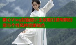 糖心Vlog封面设计全攻略打造吸睛创意与个性风格完美结合