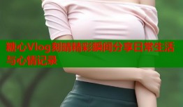 糖心Vlog刻晴精彩瞬间分享日常生活与心情记录