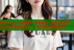 糖心Vlog：午夜寂寞？来这释放，海量私密视频，甜心与你零距离互动，一键开启你的专属影院