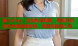 糖心Vlog：在线私享甜蜜，即刻开启你的专属情感影院，零距离体验心动
