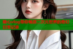 糖心vlog带你畅游二次元世界的奇幻日常记录