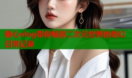 糖心vlog带你畅游二次元世界的奇幻日常记录