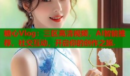 糖心Vlog：三区高清视频，AI智能推荐，社交互动，开启你的创作之旅.