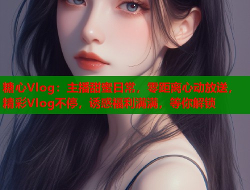 糖心Vlog：主播甜蜜日常，零距离心动放送，精彩Vlog不停，诱惑福利满满，等你解锁