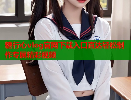糖行心vlog官网下载入口直达轻松制作专属精彩视频