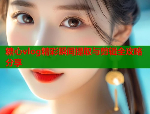 糖心vlog精彩瞬间提取与剪辑全攻略分享