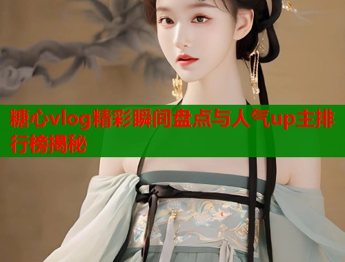 糖心vlog精彩瞬间盘点与人气up主排行榜揭秘