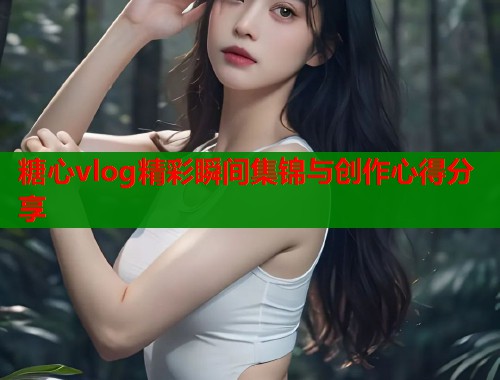糖心vlog精彩瞬间集锦与创作心得分享