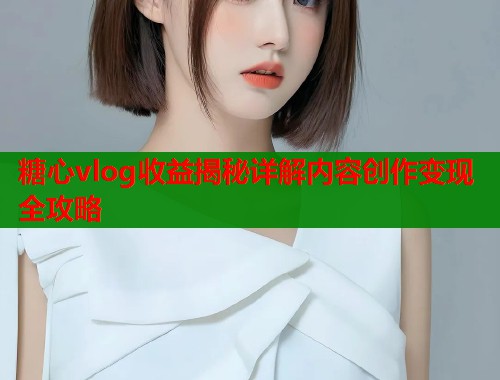 糖心vlog收益揭秘详解内容创作变现全攻略